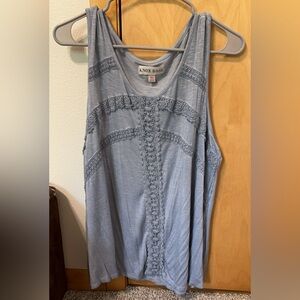 Knox Rose Dusty Blue Tank